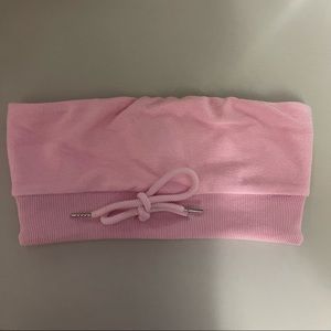 Pink terry cloth tube top from tiger mist